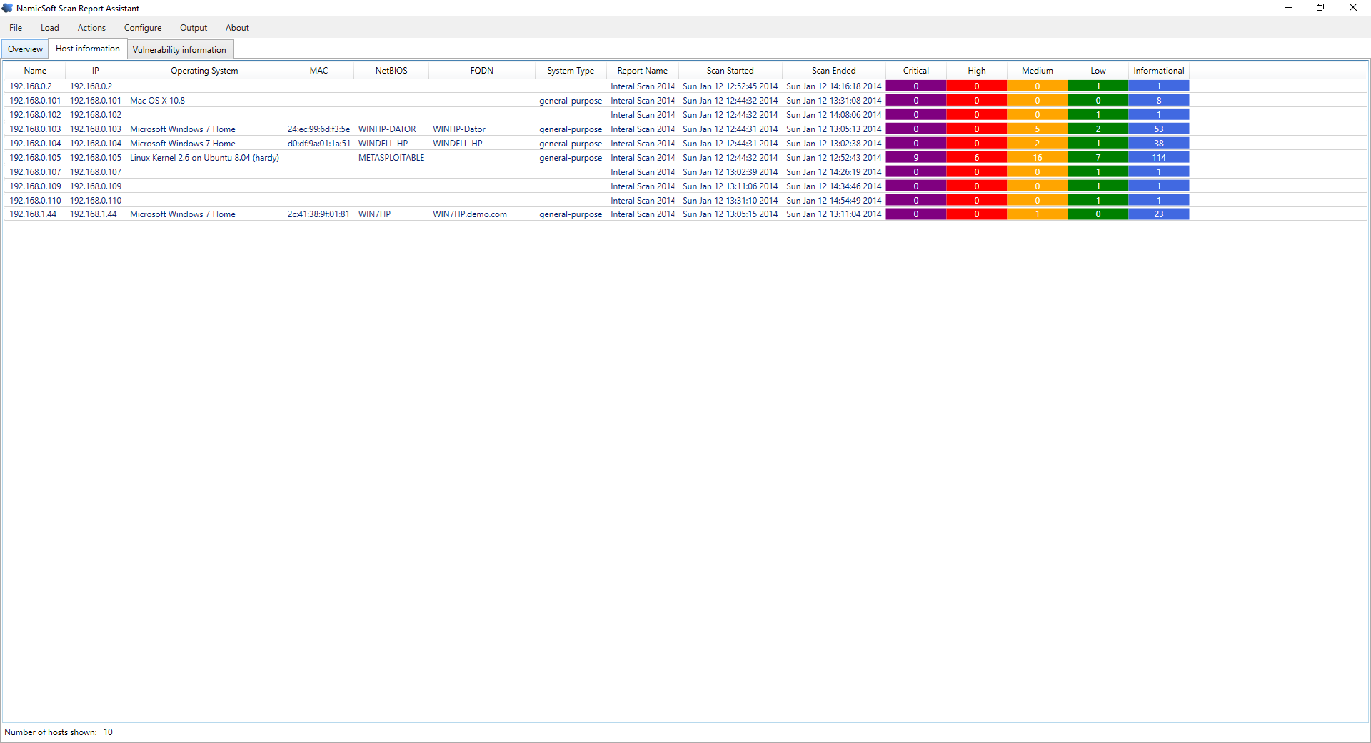 how to use nessus to scan bnt switch